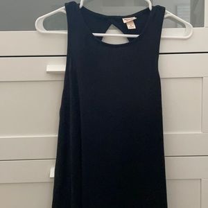 Black tank dress